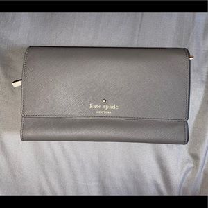 Grey Kate Spade Wallet